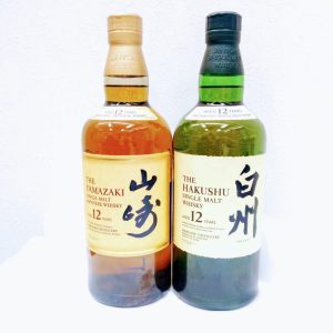 ジャパニーズ ウィスキー 山崎 白州 12年