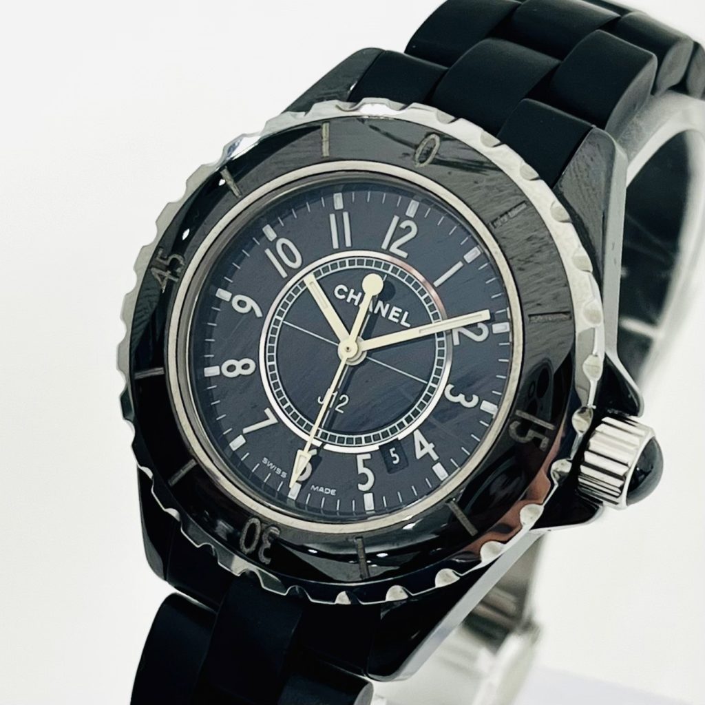 値下CHANEL(シャネル) 腕時計 J12 H0682 レディース ブラックセラミック/新型/33mm 黒 J12