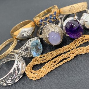 K18リング・ネックレス / Pt900リング