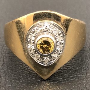 K18/Pt900リング(金ベース)