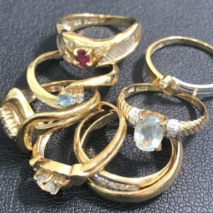 K18リング / Pt900リング