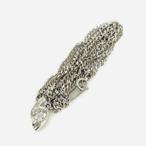 Pt850 Pt900 ネックレス トップ ダイヤモンド 1.00ct