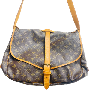 LOUIS VUITTON ルイヴィトン ソミュール35 モノグラム ショルダーバッグ AR0991