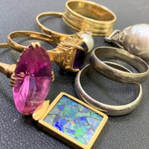 K18リング / Pt900リング