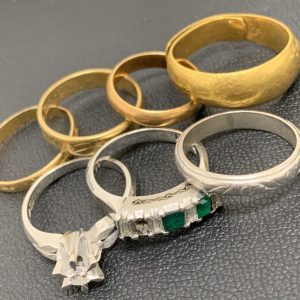 K18リング / Pt900リング