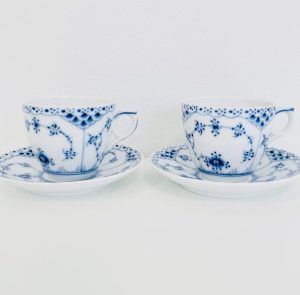 ロイヤルコペンハーゲン ブルーフルーテッド  カップ&ソーサー