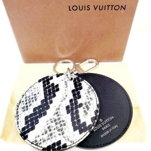 LOUIS VUITTON ルイヴィトン パイソン柄 ミラー バッグチャーム