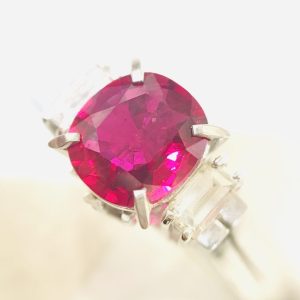 Pt900 リング ルビー 1.28ct