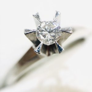 pt900 ダイヤモンドリング 0.25ct