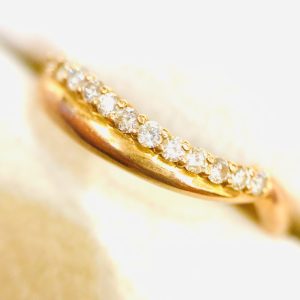 K18 リング メレダイヤ