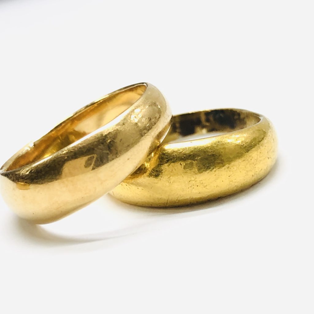 (C80459) K24リング  純金 かまぼこ  約10号   24金 指輪