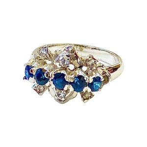 Pt850 サファイア リング