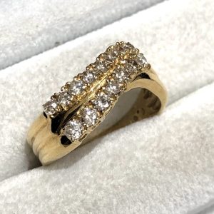 K18 18金 ダイヤ 0.91ct リング 指輪