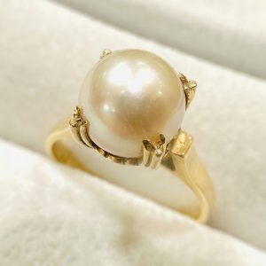 K18(18金) パールリング