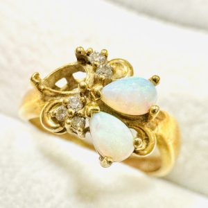 K18(18金) オパールリング