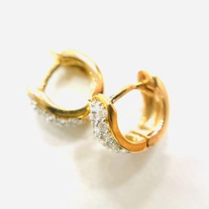 K18 ダイヤモンド ピアス