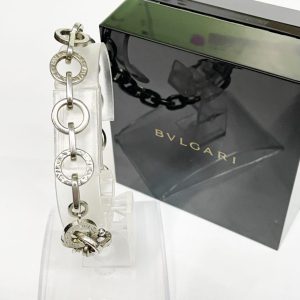 BVLGARI ブルガリ チェーンロゴブレスレット