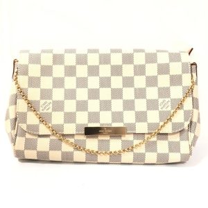 ルイヴィトン Louis Vuitton フェイボリットMM ダミエ・アズール