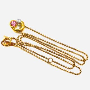 K18 Pt900 コンビネックレス