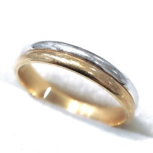 K18 Pt900 コンビリング