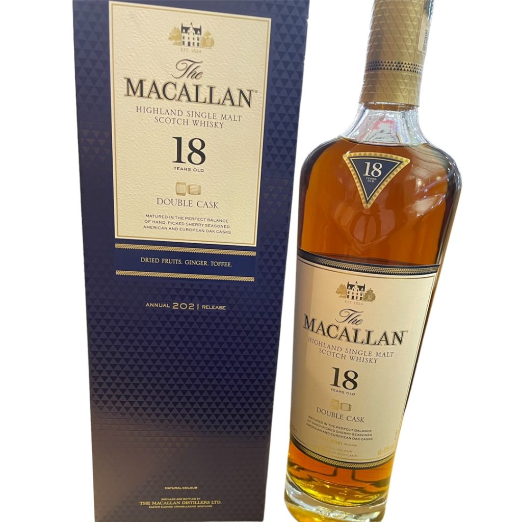 macallanザ マッカラン 18年 ダブルカスク 新品未開封品 - ウイスキー