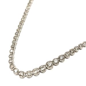 Pt850 プラチナ850 ダイヤ 3.02ct ネックレス