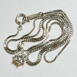 Pt850 ダイヤモンド ネックレス