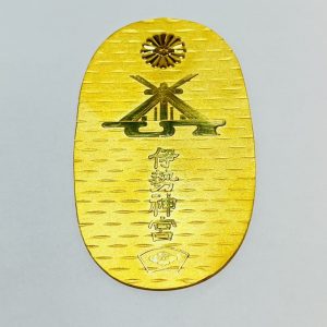 K24/24金 三越謹製 伊勢神宮第六十四回御遷都記念 FINE GOLD 小判 昭和48年