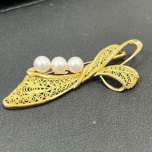 K18 ブローチ アクセサリー