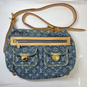 Louis Vuitton バギーPM モノグラムデニム ショルダーバッグ