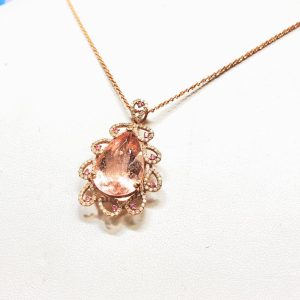 K14 ガーネット ネックレス