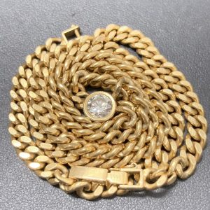 K18 1.06ct ダイヤモンド 喜平ネックレス