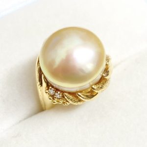 K18 パール リング