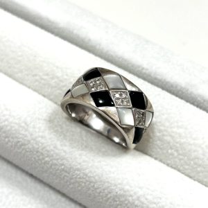 K18WGダイヤリング