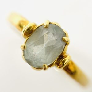 K18トパーズ0.8ct付リング