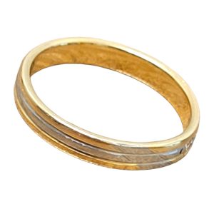 K18/Pt900 コンビ リング