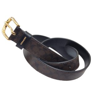 COACH ベルト シグネチャー レディース