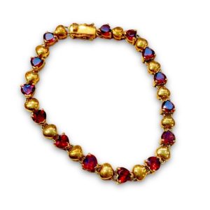 K18 トルマリン ブレスレッド