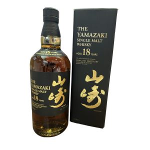 SUNTORY　シングルモルトウイスキー　山崎18年　箱付き