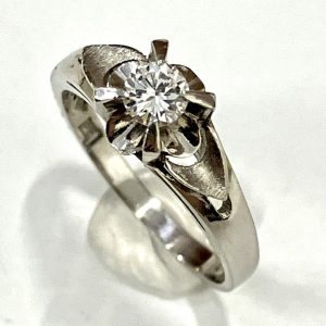 Pt900 0.19ct ダイヤモンドリング