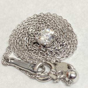 Pt900 0.23ctダイヤモンドネックレス