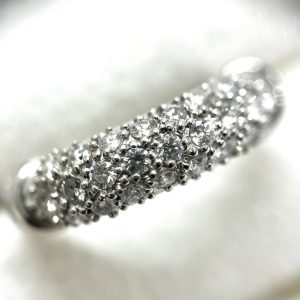 Pt900 ダイヤモンド付 リング