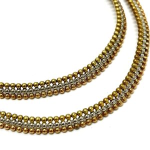 K18/Pt850 コンビネックレス