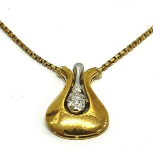 K18/Pt850 ネックレス