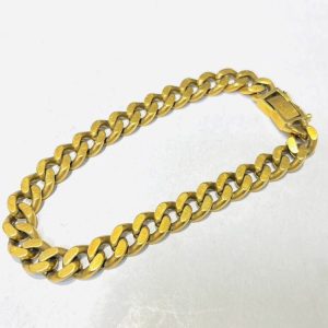 K18 喜平ゴールドブレスレット 2面ダブル