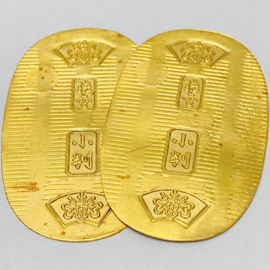 徳力小判 純金 一匁（3.75g）桐箱付き - 旧貨幣/金貨/銀貨/記念硬貨