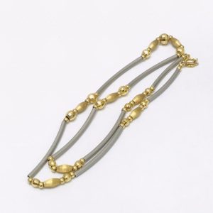 K18(18金)/Pt850 トップ コンビ ネックレス