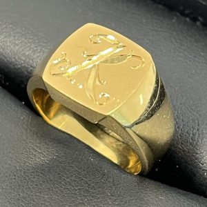 K20印台リング　20金　指輪