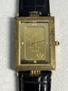 SWISS BANK K24インゴッド腕時計