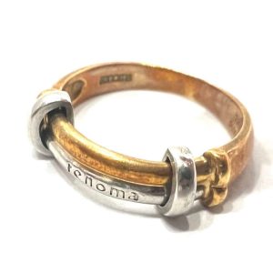 K18/Pt900 コンビリング